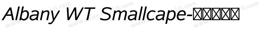 Albany WT Smallcape字体转换